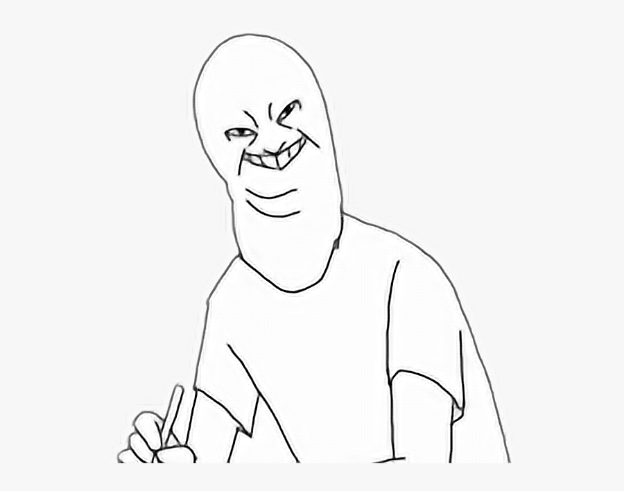 #funny #face #funnyface #lol - Cursed Image To Draw, Transparent Clipart