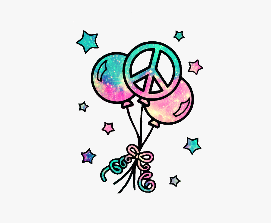 Ftestickers Glitter Sparkle Galaxy Peacesign Freetoedit - Peace Signs Colouring Pages, Transparent Clipart