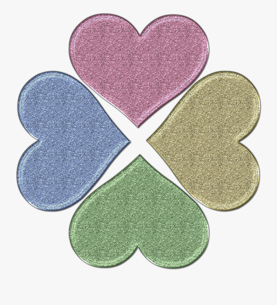 Gold Glitter Heart Clipart - Heart, Transparent Clipart