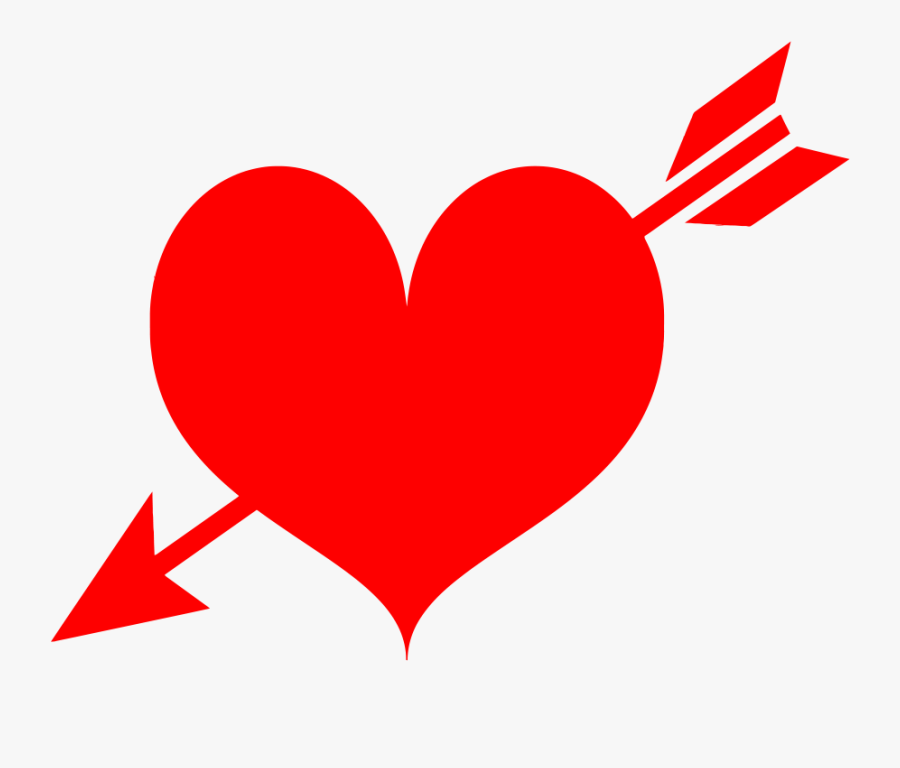 Arrow Through Heart Png - Happy Valentines Birthday Son, Transparent Clipart