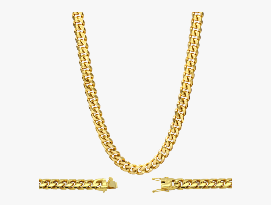 Picture 4 Of - Transparent Png Gold Chain Necklace Png, Transparent Clipart
