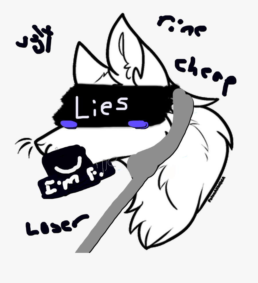#depression #sad #chains #lies #crying #furry #basenotmine - Wolf Base Drawing, Transparent Clipart