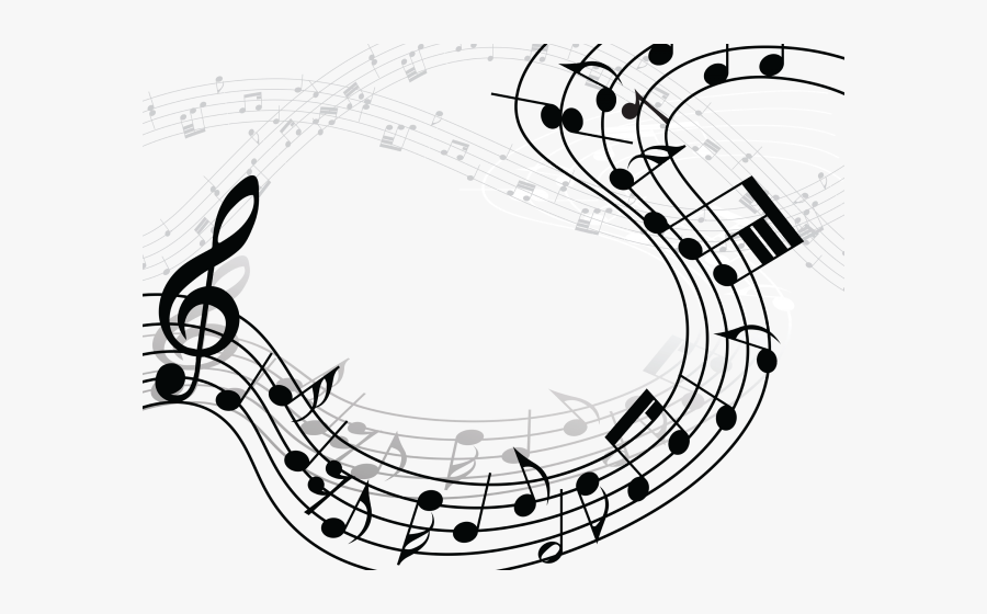 Transparent Music Notes Clipart No Background - Music Notes No Background, Transparent Clipart