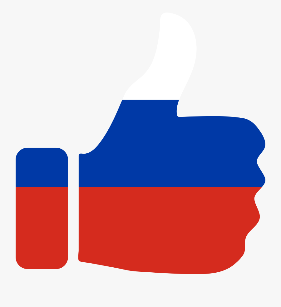 Thumbs Up Blue And Red, Transparent Clipart