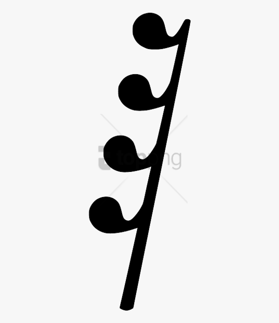 Free Png Music Notes Symbols Png Png Image With Transparent - Thirty Second Note Rest, Transparent Clipart