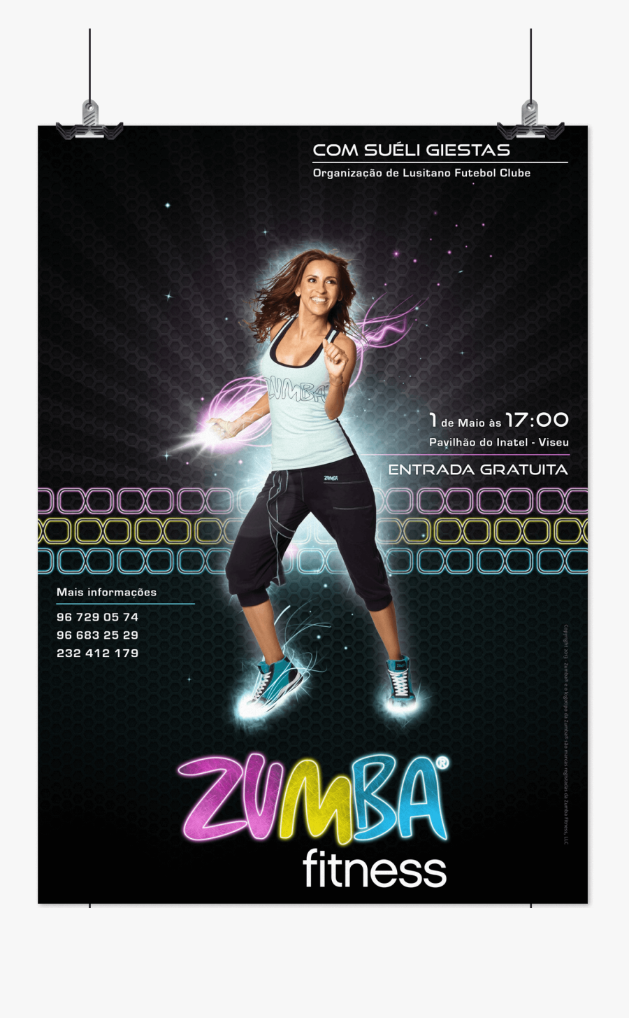 Clip Art Teiky Studio Zumba Collection - Creative Zumba Poster, Transparent Clipart