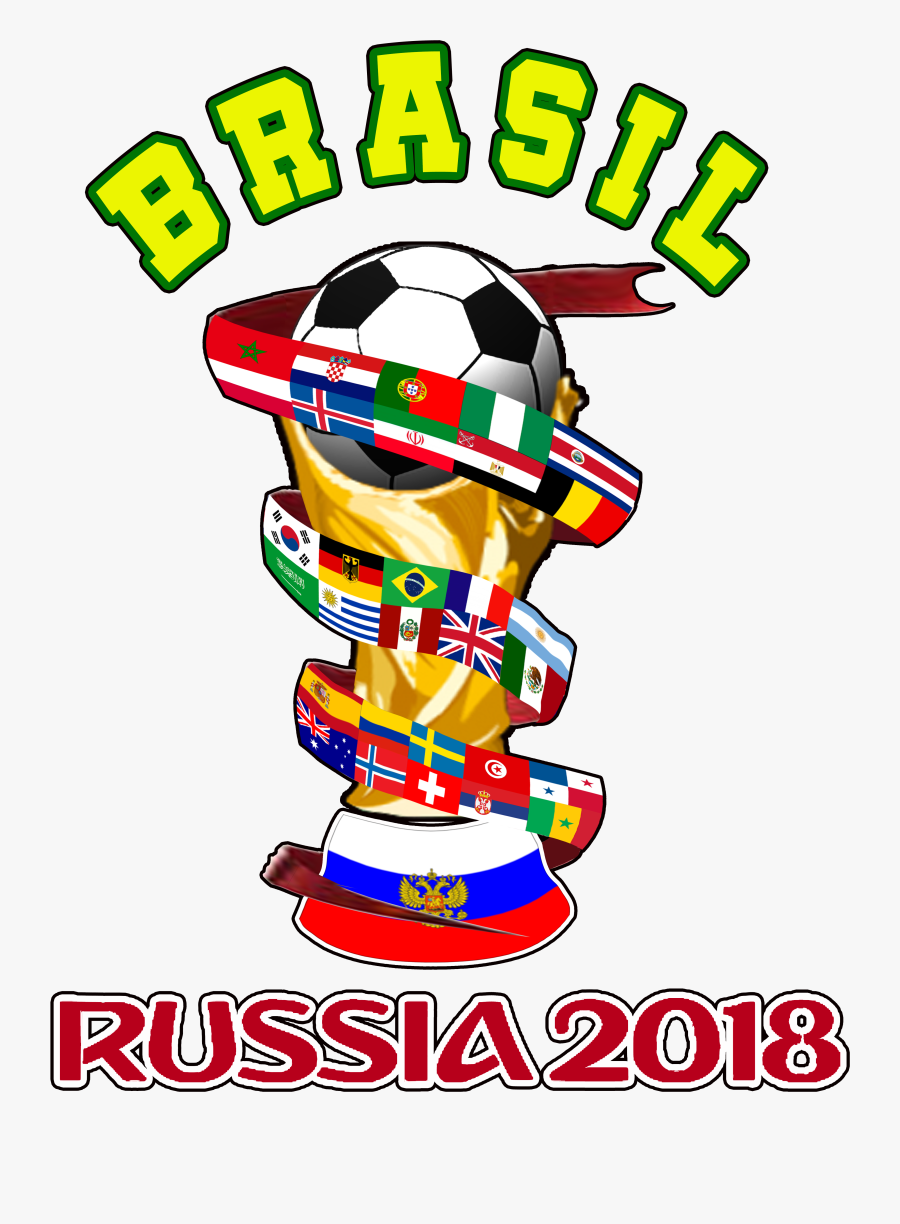 Clip Art Brasil World Cup Russia - Germany World Cup 2018 Cartoon, Transparent Clipart
