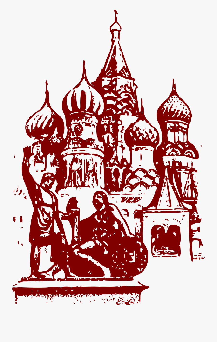 Cathedral In Moscow, Russia, Image V - St Basil's Cathedral Png, Transparent Clipart