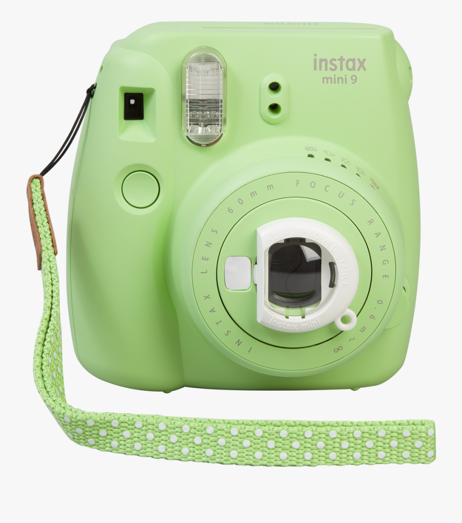 Transparent Polaroid Camera Clipart - Instax Mini 9 Lime Green, Transparent Clipart