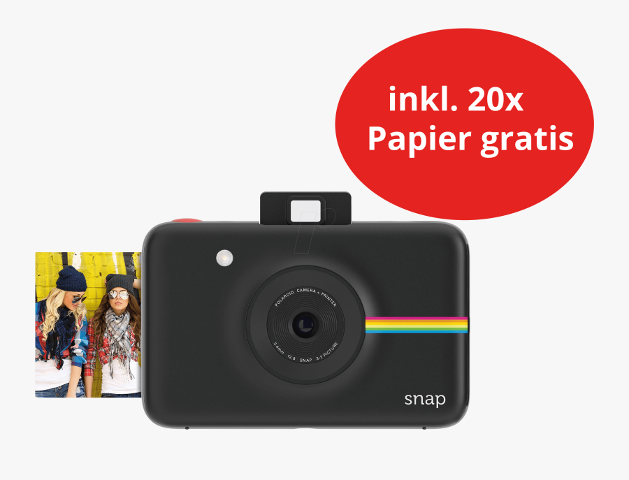Polaroid Snap Black Inkl - Walmart Polaroid Camera, Transparent Clipart