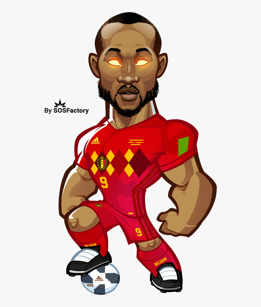 Lukaku Caricature Soccer Art, Football Pictures, Cristiano - Mascotization Fifa World Cup 2018, Transparent Clipart