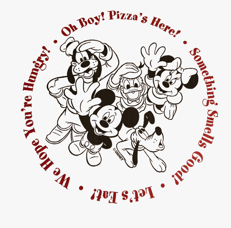 Transparent Eat Lunch Clipart - Disney Pizza Box, Transparent Clipart