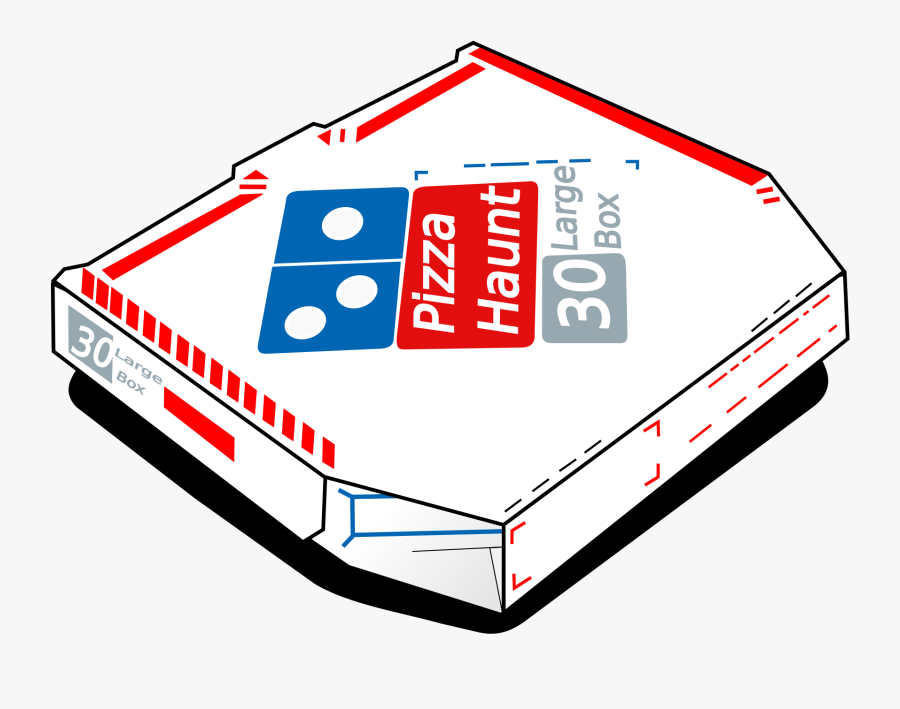 Pizza Haunt - Dominos Pizza Box Cartoon, Transparent Clipart