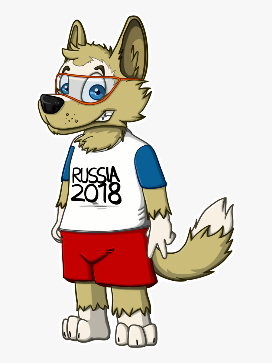 Zabivaka Mascot By Rattemacchiato Zabivaka Mascot By - World Cup 2018 Animal, Transparent Clipart