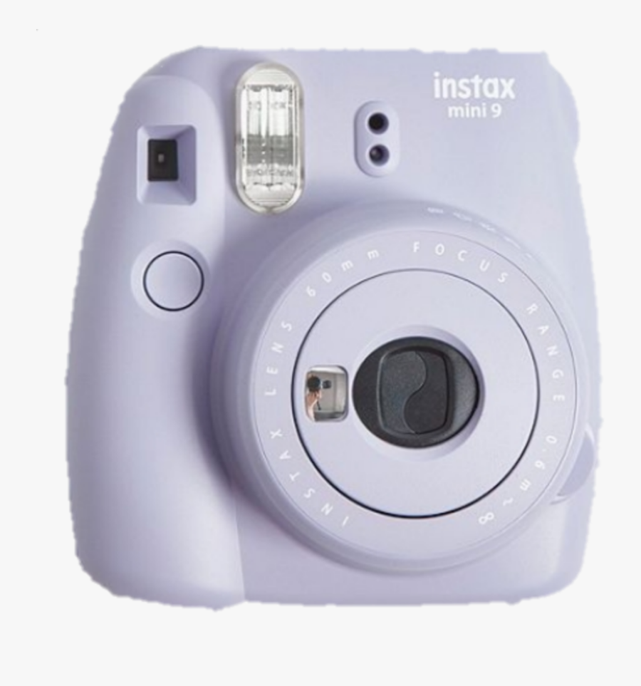 #polaroidcamera #polaroid #camera #lavender #purple - Purple Polaroid Camera Png, Transparent Clipart