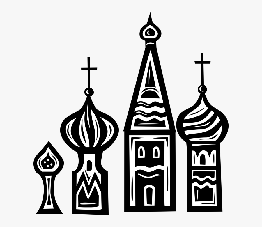 Vector Illustration Of Russian Eastern Orthodox Christian, Transparent Clipart