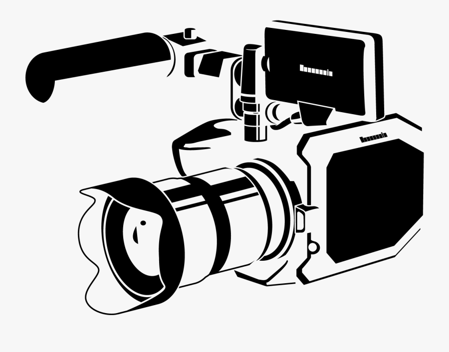 Photo Camera Sketch - Png Video Camera Drawing, Transparent Clipart