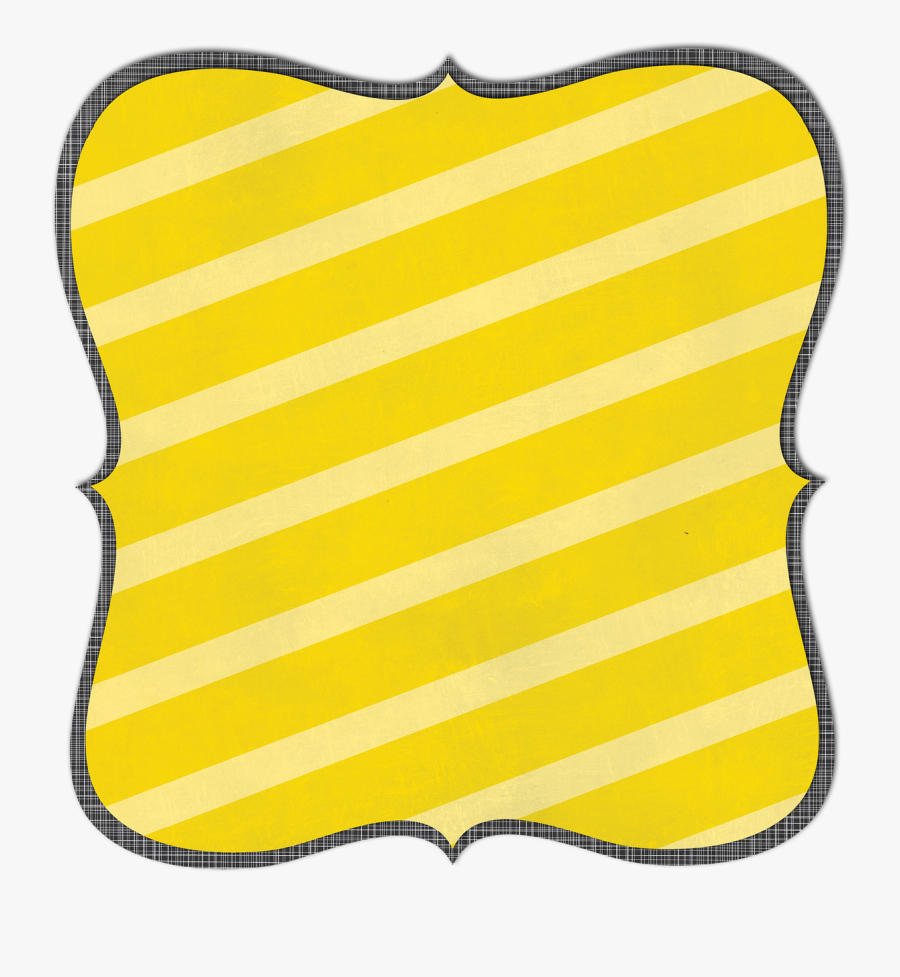 Yellow Bracket Decoration - Colchete Png, Transparent Clipart