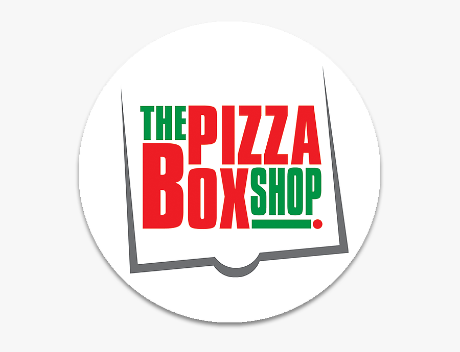 The Pizza Box Shop Logo Shadow - Label, Transparent Clipart