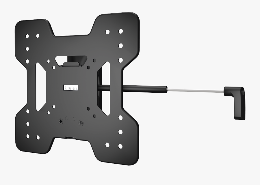 Svg Black And White Library Wall Clip Bracket - Television, Transparent Clipart