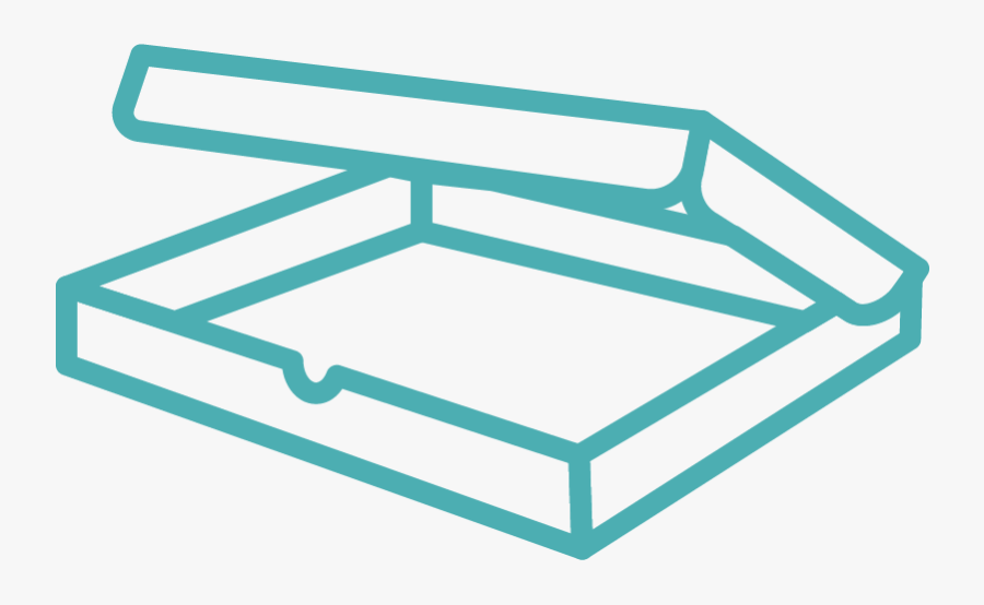 Pizza Box, Transparent Clipart