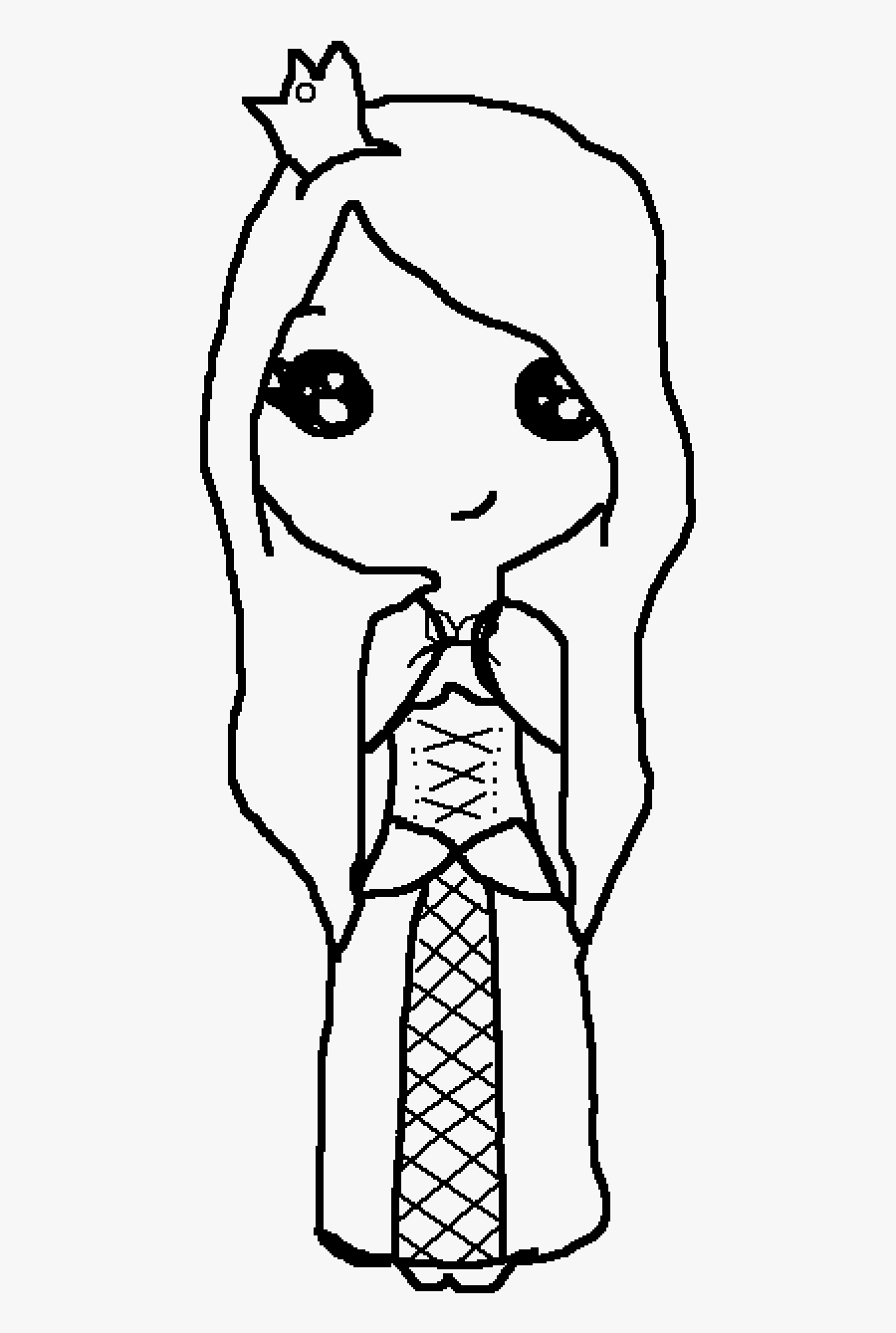 Chibis Drawing Princess Transparent Png Clipart Free - Cute Chibi Girl Drawings, Transparent Clipart