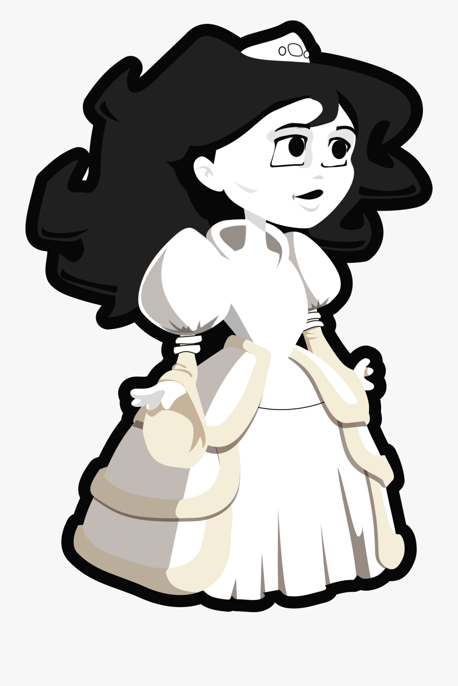 Black Princess Clipart - Queen Clipart On Transparent Background, Transparent Clipart