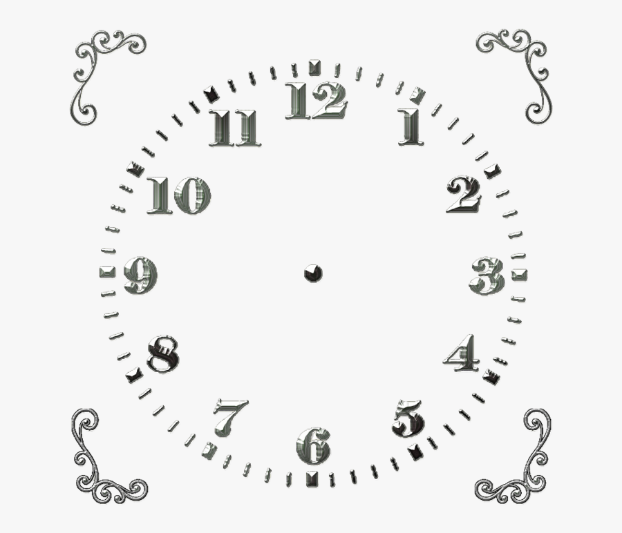 Printable Square Clock Faces , Free Transparent Clipart - ClipartKey
