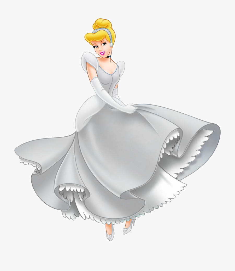 Transparent Cinderella Clipart Black And White - Disney Cinderella, Transparent Clipart