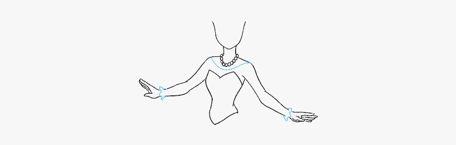 How To Draw Cartoon Princess - Illustration, Transparent Clipart