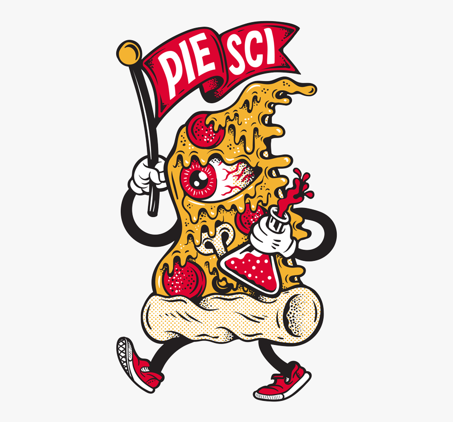 Pie-sci Pizza Sticker - Pie Sci Pizza, Transparent Clipart