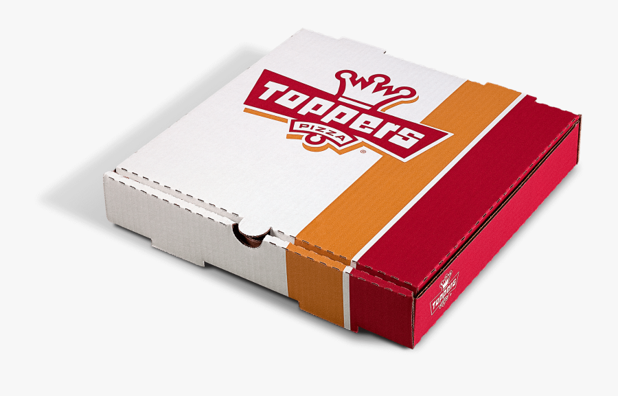 Toppers Pizza Box, Transparent Clipart