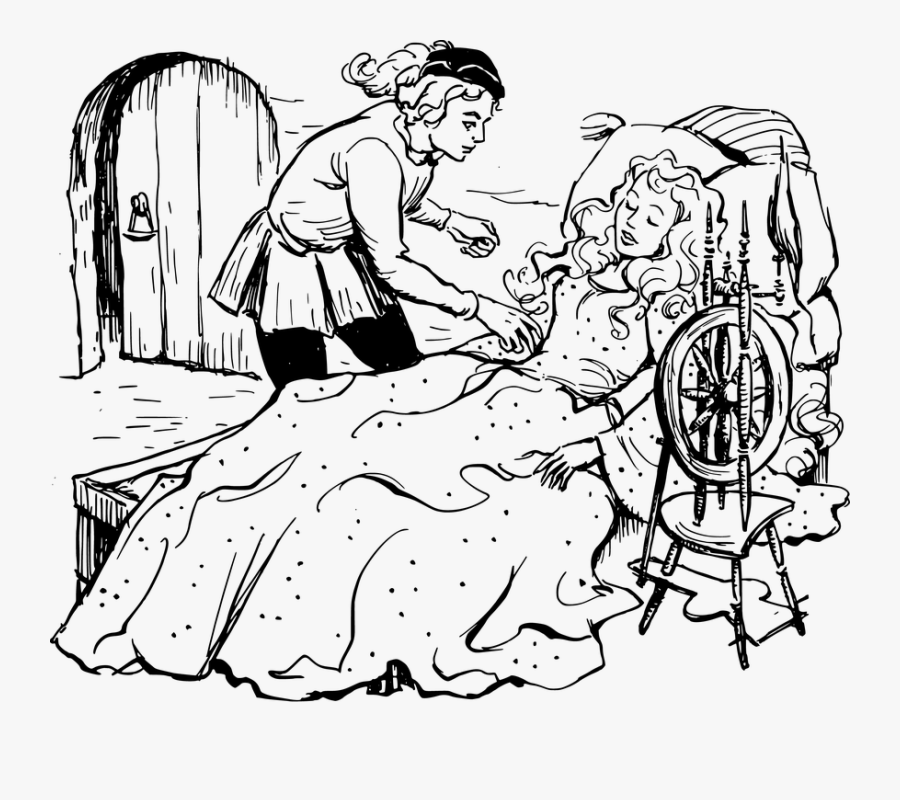 Sleeping Beauty Prince Princess - Dornröschen War Ein Schönes Kind Liedtext, Transparent Clipart