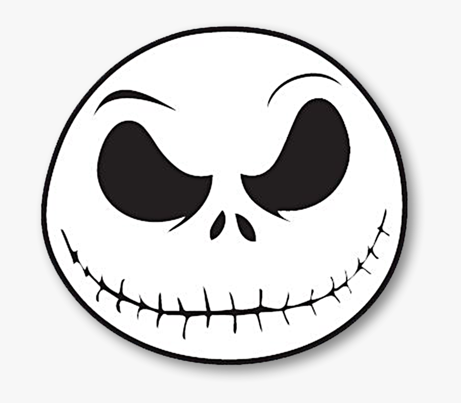 Transparent White Face Png - Jack Nightmare Before Christmas Png, Transparent Clipart