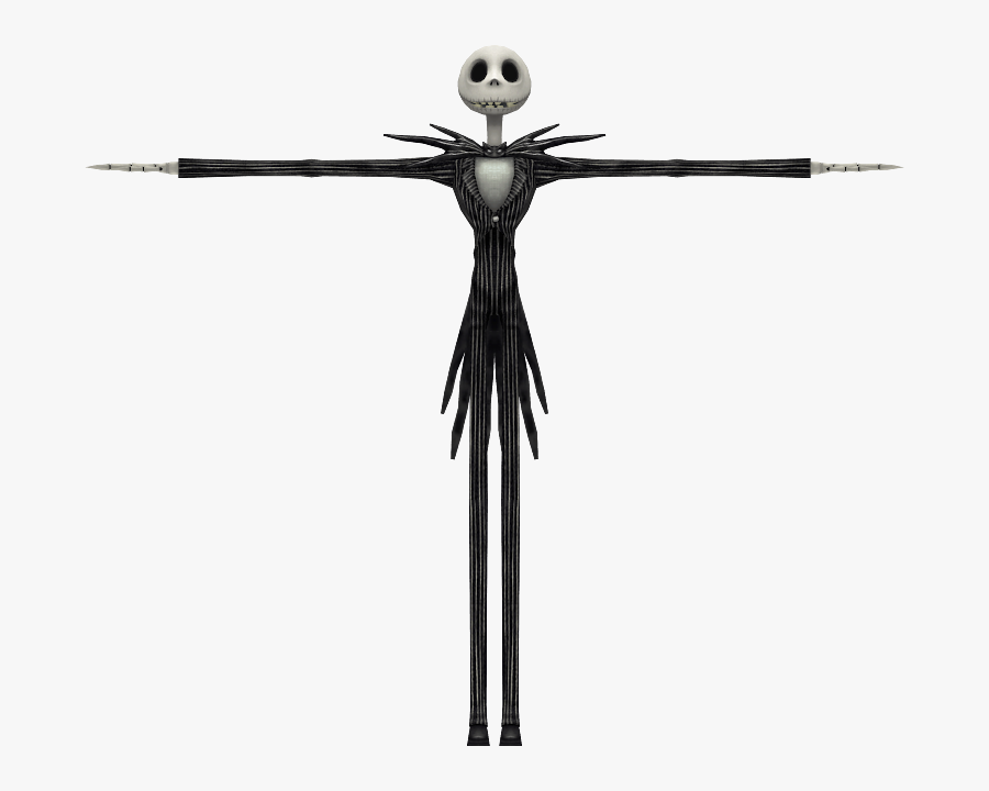 Download Zip Archive - Jack Skellington Character Model, Transparent Clipart