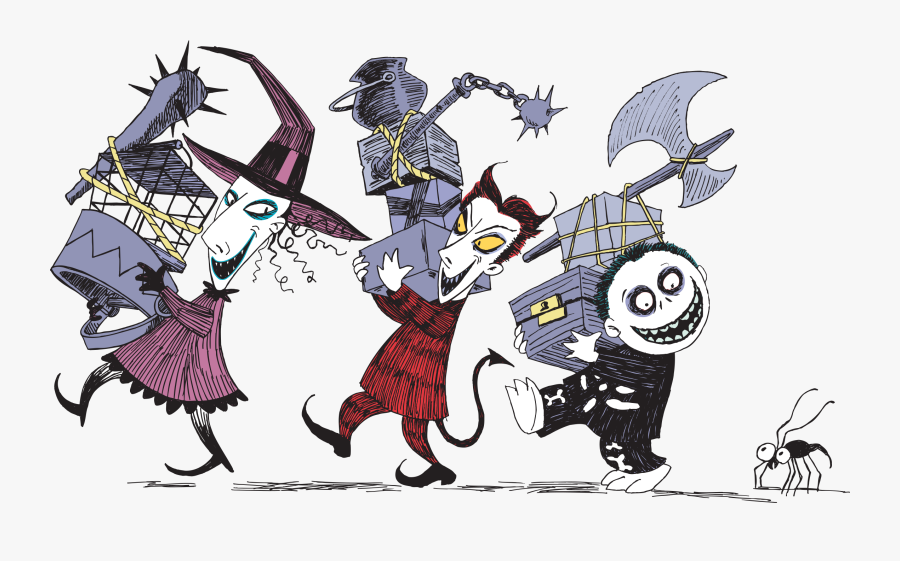 Nightmare Before Christmas Sticker Book - Cartoon Nightmare Before Christmas Characters, Transparent Clipart