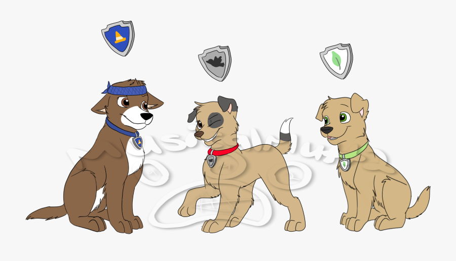 Banditxhalo"s Pups - Cartoon, Transparent Clipart
