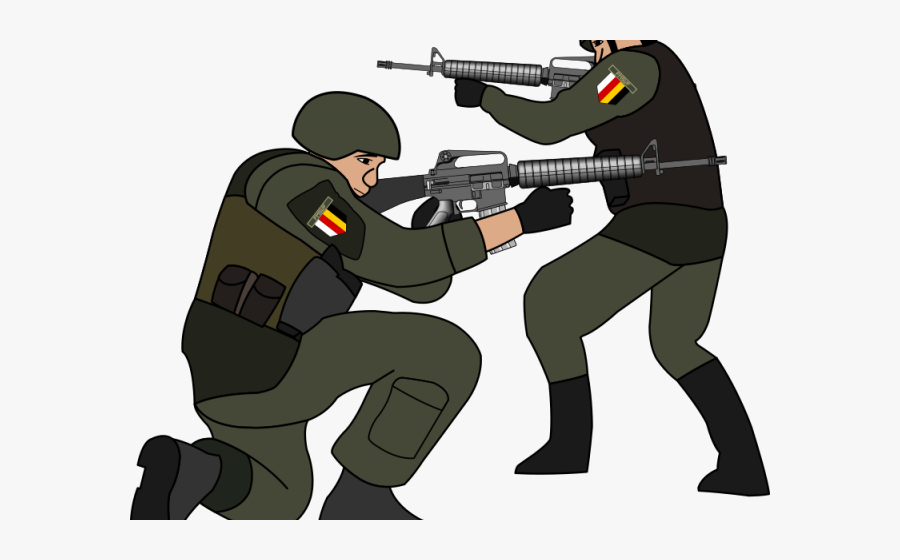 Military Clipart Army Cartoon - M16 Clip Art, Transparent Clipart