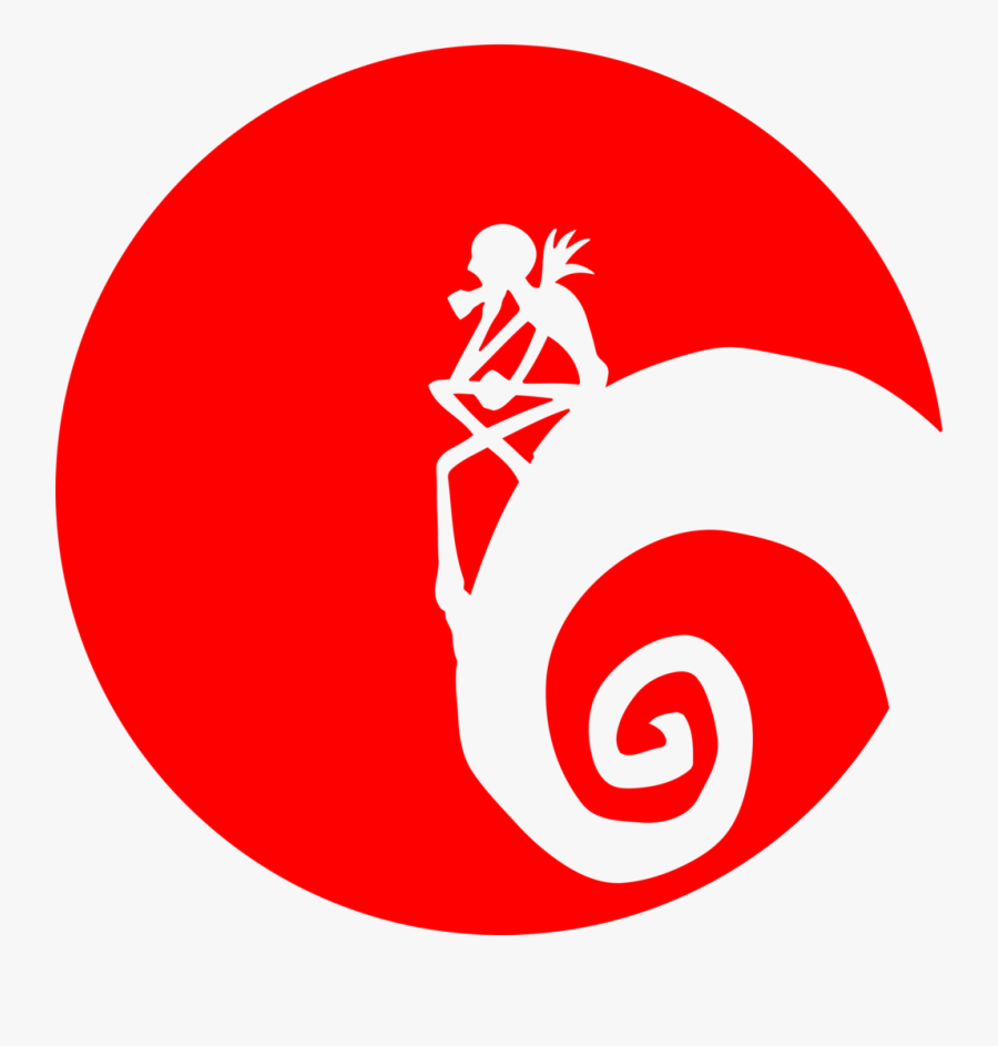 Jack Skellington On Spiral Hill Red Dirt Decals - Jack Skellington Vinyl Decal, Transparent Clipart