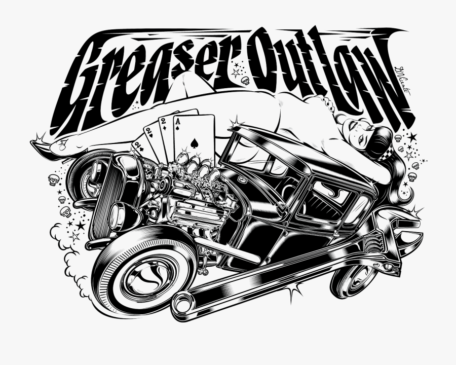 Greaser Outlaw, Transparent Clipart