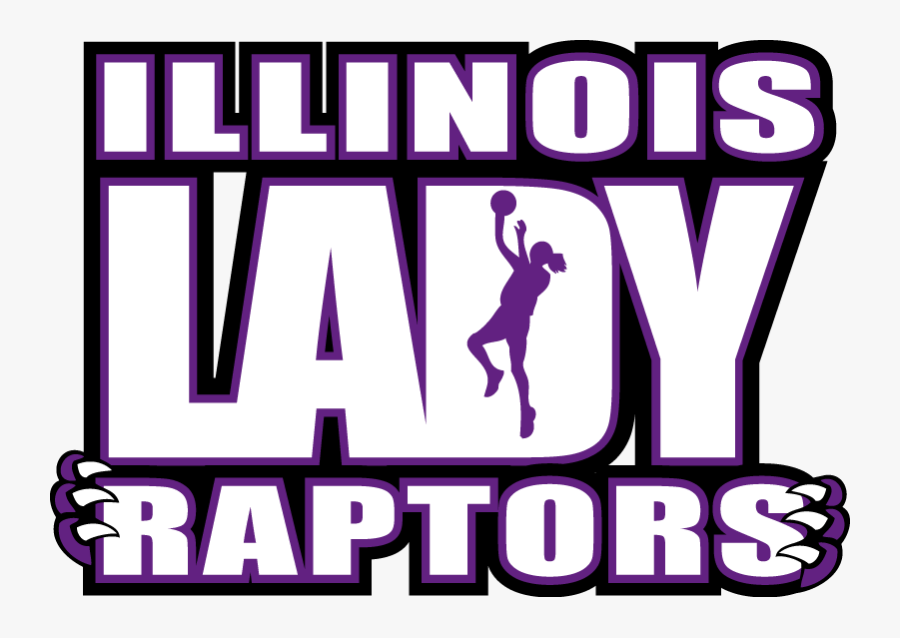 Lady Raptors Logo Copy - Girls Basketball, Transparent Clipart