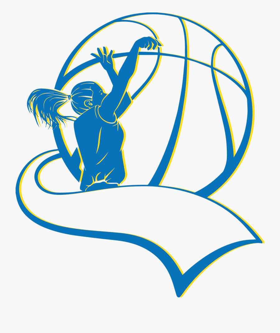 Girls Basketball Preview - Girls Basketball Silhouette Free, Transparent Clipart