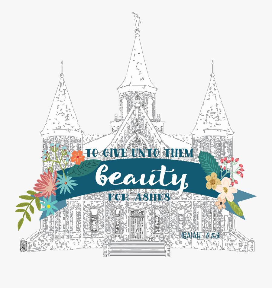 Provo City Center Temple, Transparent Clipart