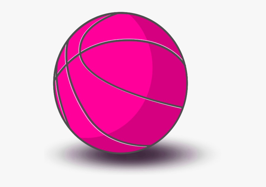 Pink Basketball Clipart - Pink Basketball Clip Art, Transparent Clipart