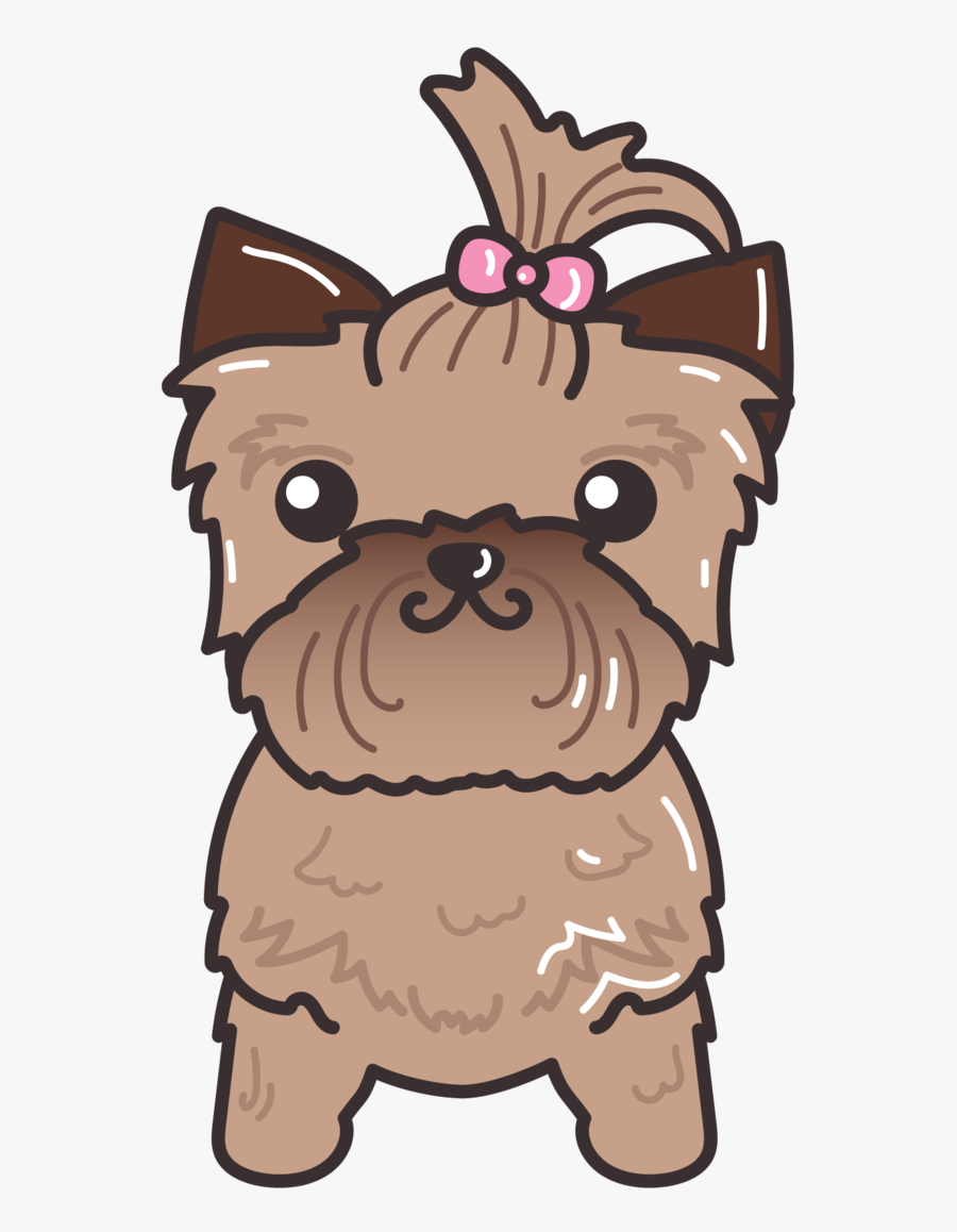 Transparent Yorkie Png - Cute Yorkshire Terrier Art , Free Transparent