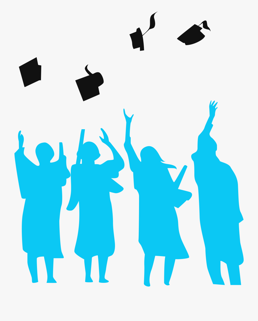 Student Ceremony National Secondary Clipart , Png Download - High School Graduation Images Silhouette, Transparent Clipart