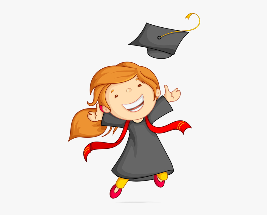 Graduation Clipart High School - Kids Graduation Clip Art, Transparent Clipart