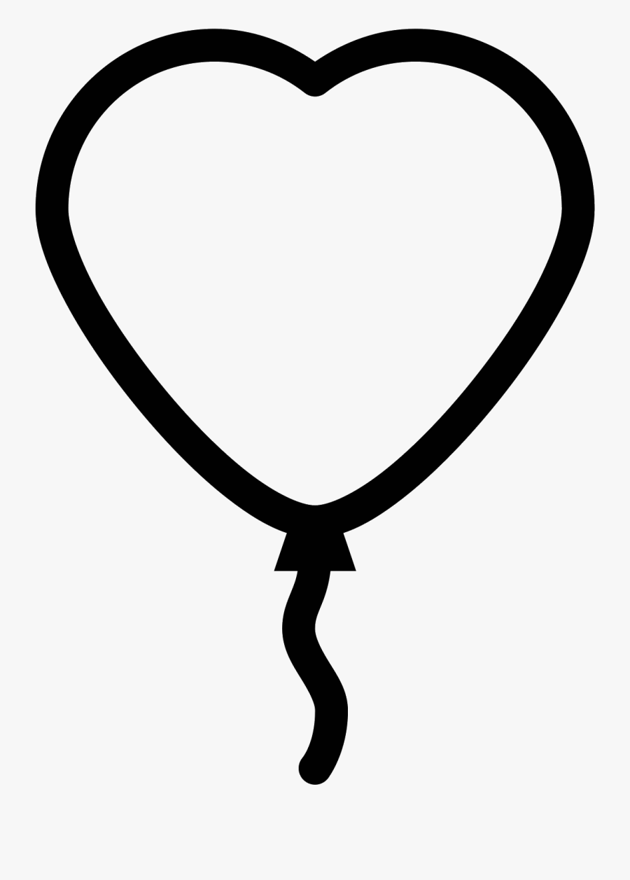 Heart Balloon Icon - Heart, Transparent Clipart