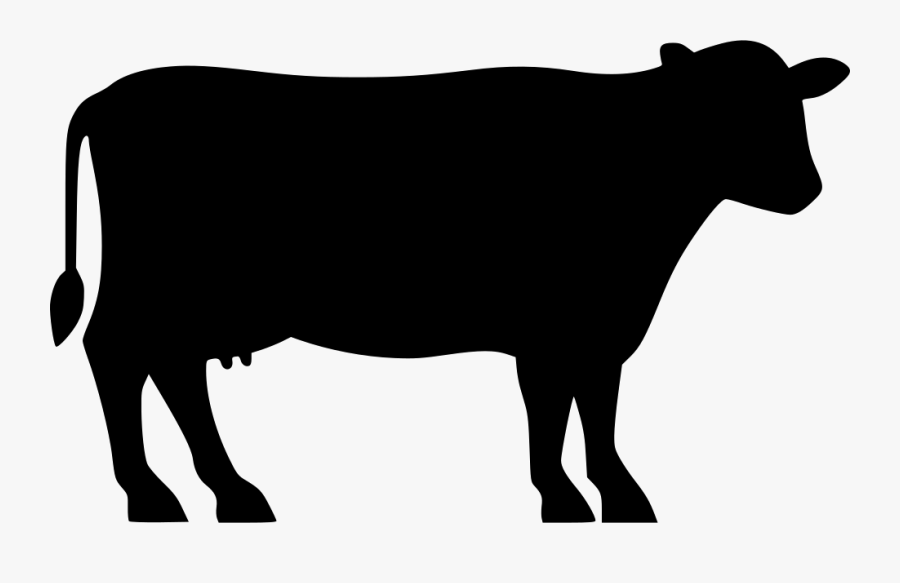 Angus Cattle Beef Cattle Silhouette Clip Art - Transparent Farm Animal