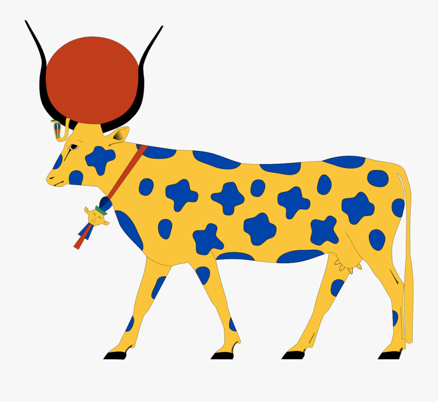 Hathor As A Cow, Transparent Clipart